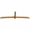 Ekena Millwork Bellingham Timber Gable Bracket, Western Red Cedar, 108"W x 31 1/2"H x 4"D x 4"F, 7/12 Pitch GBW108X31X0404BEL00RWR - alternate 3